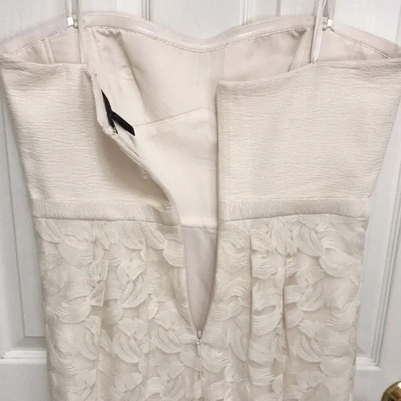 BCBGMaxAzria Adrianna Strapless Dress Ivory - Picture 10 of 15